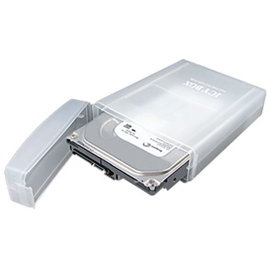 ICY BOX IB-AC602A Rev2 3.5" Hard Drive Protection Box Anti-Shock, Dust free, Stackable
