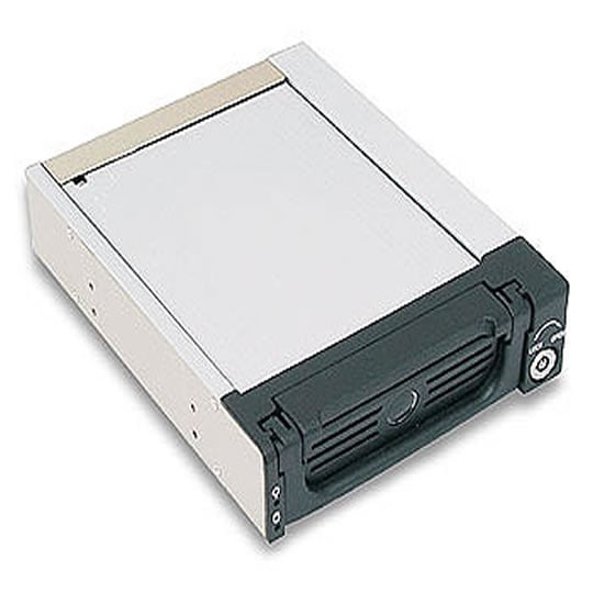 ICY BOX IB-138SK-B-II, 3.5" SATA Mobile Rack, SATA I/II, Plug and Play/HotSwap, LED, Compact