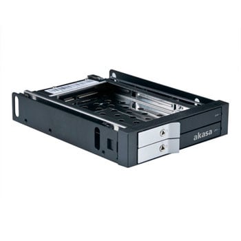 Akasa Lokstor M21 AK-IEN-03, 3.5" Mobile Rack for 2 x 2.5" SATA HDD, SATA I/II/III, 6Gbps, Security Lock, Tool-free
