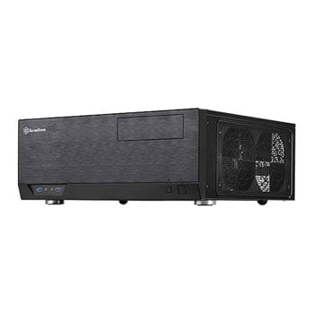 SilverStone GD09B Grandia, Black, HTPC Computer Case, 1x 120mm Fan, USB 3.0, SSI-CEB/ATX/Micro-ATX