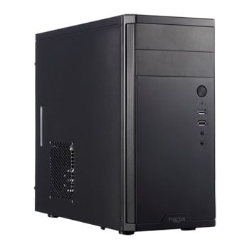 Fractal Design Core 1100, Black, Mini Tower Chassis, 1x 120mm Fan, USB 3.0, Mini-ITX/Micro-ATX, w/o PSU