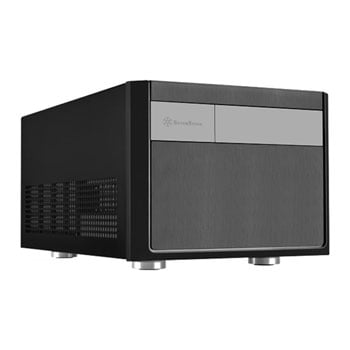 SilverStone Sugo SG11B Black Small Form Factor micro-ATX/ITX Computer Chassis, with USB 3.0 + Support for Long GPUs