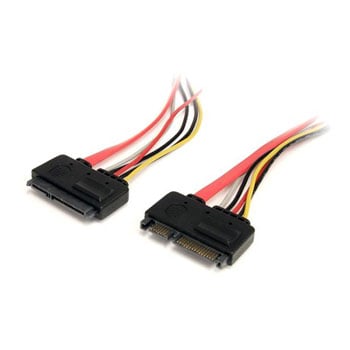 StarTech.com 30cm StarTech.com 22 Pin SATA Power and Data Extension Cable