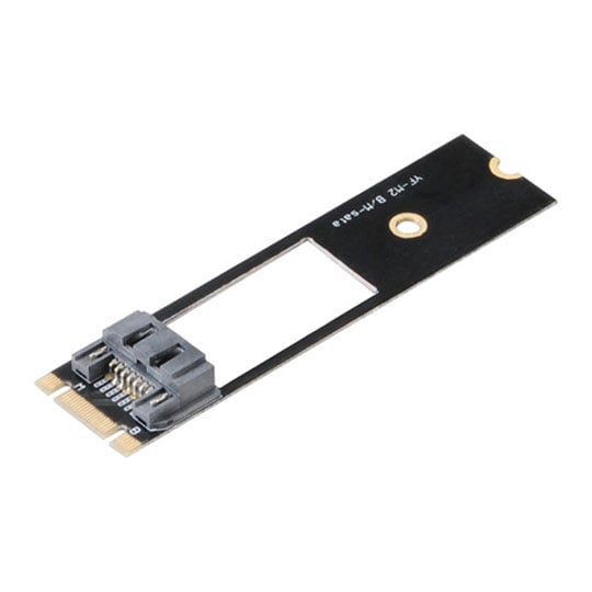Akasa M.2 to SATA Adapter, 22x80, B and M Connector, Allows connection of SATA HDD/SSD via Motherboard/NUC M.2 Slot