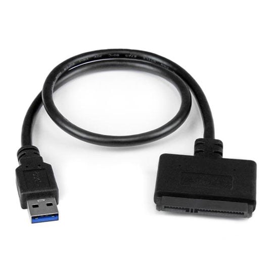 StarTech.com USB3S2SAT3CB, USB3.0 to SATA Hard Drive Adapter Cable, SATA I/II/III, Bus Powered, UASP