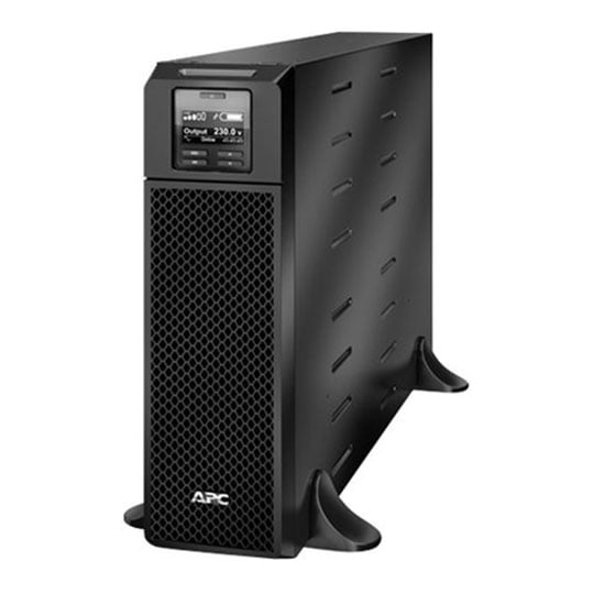 APC 5000VA APC SRT5KXLI Line-Interactive Smart-UPS, 6x IEC C13 Outputs, 4500W, 94.1% Efficiency, Audible Alarm, Black