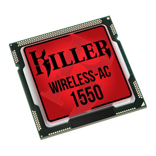 Killer Killer1550 M.2 (22x30) Notebook / PC Wireless Network Card 802.11ac 1750Mbps Mimo + Bluetooth 5