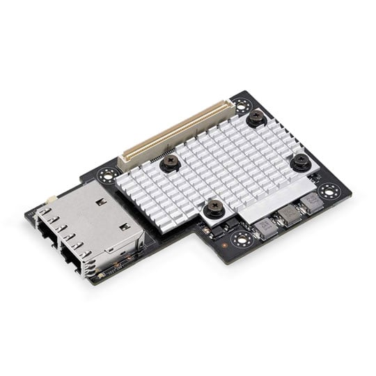ASUS 2 Port ASUS MCI-10G/X550-2T Network Mezzanine Card, PCI-E 3 x8, 10GbE, PXE, iSCSI