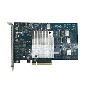 Intel 8 Port Intel PCIe Gen3 x8 Switch AIC. Connects 8x NVMe drives