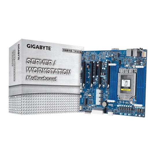 Gigabyte MZ01-CE1 AMD EPYC 7000 Series Server Motherboard, SP3, DDR4, SlimSAS, M.2, GbE, ATX