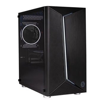 CiT Scan Core 01 Mini Chassis, MicroATX Tower, Black, 120mm RGB Fan, USB 3.0 / 3.5mm, mATX / mITX