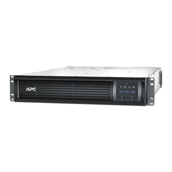 APC 3000VA APC SMT3000RMI2UC 2U Line Interactive Smart-UPS, 2700W, 99.1% Efficiency, 3 Hour Recharge, USB/RJ-45/SmartSlot