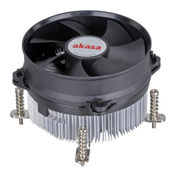 Akasa AK-CCE-7105EP CPU Cooler Intel LGA775/115X Multidirectional Screw &amp; Backplate Mounted Heatsink With 92mm PWM Fan