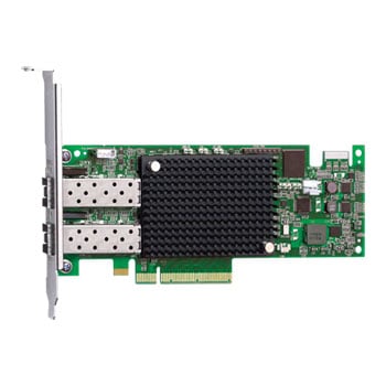 BROADCOM 2 Port Broadcom Emulex LPe16002B-M6 Gen 5 (16Gb), PCIe 3.0 (x8) HBA Card
