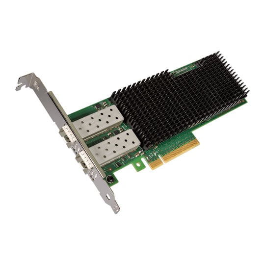 Intel 2 Port Intel XXV710-DA2 SFP28 25GbE Ethernet Card for Server, PCIe 3.0 x8, Virtualization Technology - OEM