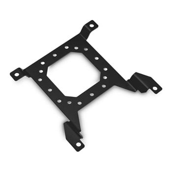 EK EK-Loop Uni Pump Reservoir Bracket, 120mm , For Use with EK D5, DDC, SPC, and VTX pumps and pump-reservoirs, 1.5mm Steel