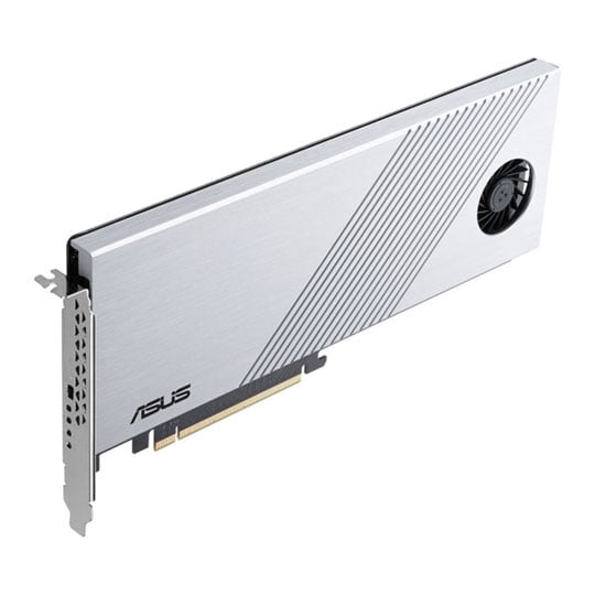 ASUS HYPER M.2 x16 Gen4 Card, PCIe 4.0/3.0, 4x M.2 PCIe 2242/60/80/110 Slots, Upto 256Gbps, Supports PCIe 4.0 NVMe RAID