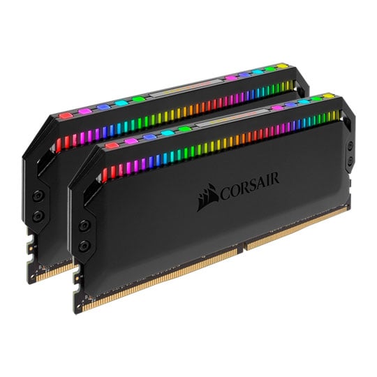 Corsair 32GB (2x16GB) Corsair DDR4 Dominator Platinum RGB, PC4-25600 (3200), Non-ECC Unbuff, CAS 16, 1.35V, AMD Ryzen Optimised