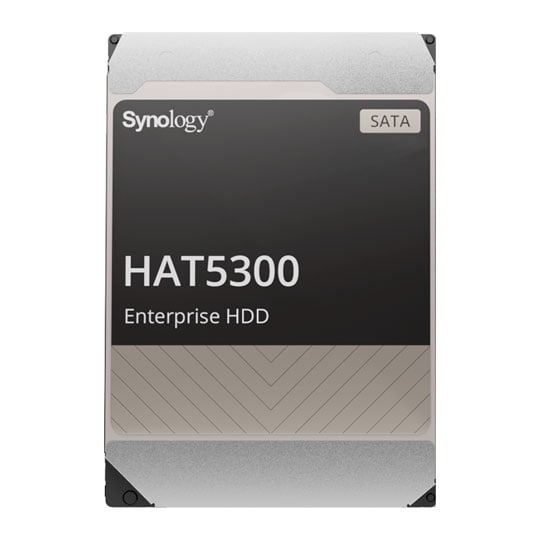 Synology 12TB Synology HAT5300-12T 3.5" NAS HDD, SATA 6Gb/s, 7200rpm, 256MB Cache, For 24/7 Synology Servers, 5 Year Warranty