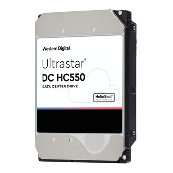 WD 16TB Western Digital Ultrastar HC550 SATA Hard Drive, 3.5" HDD, SATA 6Gb/s, 7200rpm, 512MB Cache, 512E/4096N, OEM