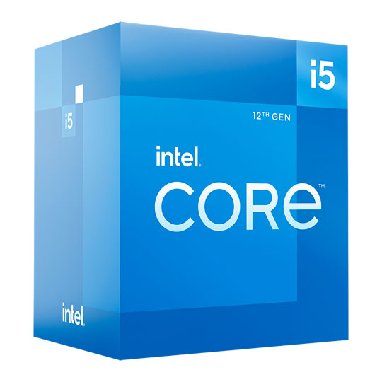 Intel Core i5 12400, S 1700, Alder Lake, 6 Cores, 12 Threads, 2.5GHz, 4.4GHz Turbo, 18MB Cache, 65W, Retail