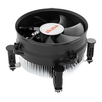 Akasa AK-CC6603EP01 CPU Cooler, 1x 95mm Fan, 600-3000RPM, 4-Pin PWM, Aluminium Fins/Heatsink, Intel LGA 1851/1700