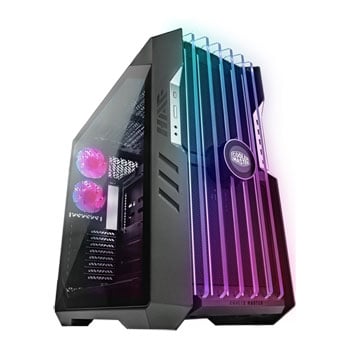 Cooler Master HAF700 EVO, Full Tower Chassis w/ Tempered Glass, 120mm ARGB Fans/200mm Fans, ATX/EATX/MicroATX/Mini-ITX