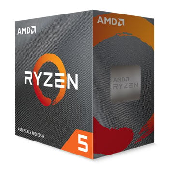 AMD Ryzen™ 5 4500, AM4, Zen 2, 6 Core, 12 Thread, 3.6GHz, 4.1GHz Turbo, 11MB Cache, PCIe 3.0, 65W, CPU