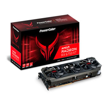PowerColor Radeon RX 6750 XT Red Devil 12GB GDDR6 Ray-Tracing Graphics Card, RDNA2, 2560 Streams, 2713MHz Boost