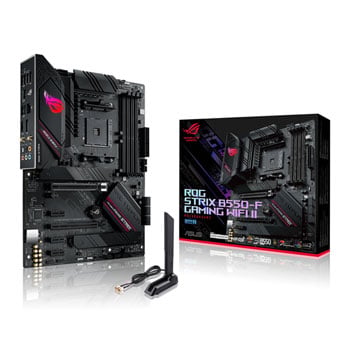 ASUS ROG Strix B550-F Gaming WI-FI II, AMD B550, AM4, DDR4, PCIe 4.0, SATA3, Dual M.2, 2.5GbE, 2x2 Wi-Fi 6E/BT5.2, ATX