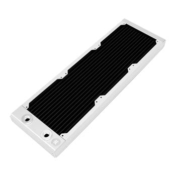 EK EK-Quantum Surface S360 Radiator, upto 3x 120mm Fans, G1/4", Copper/Brass/Aluminium, White