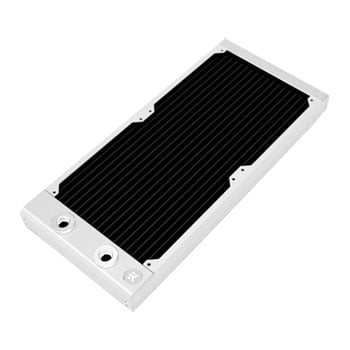 EK EK-Quantum Surface S280 Radiator, Supports 2x 140mm Fans, G1/4", Copper/Brass/Aluminium, White