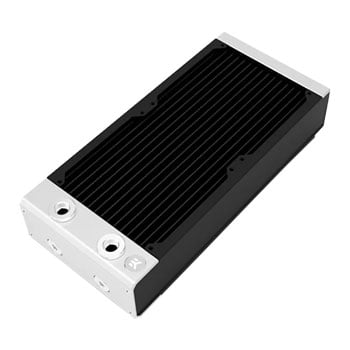 EK EK-Quantum Surface X240M Radiator, upto 2x 120mm Fans, G1/4", Copper/Brass/Aluminium, Black