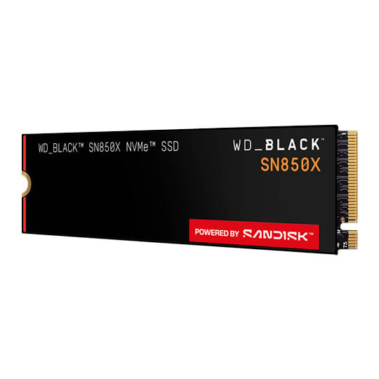 SanDisk 4TB WD Black SN850X, M.2 (2280) PCIe 4.0 (x4) NVMe SSD, 7300MB/s Read, 6600MB/s Write, PC/PS5