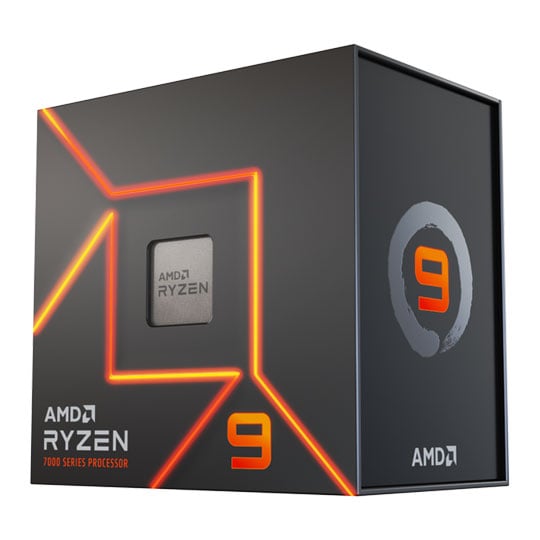 AMD Ryzen™ 9 7900X, AM5, Zen 4, 12 Core, 24 Thread, 4.7GHz, 5.6GHz Turbo, 64MB Cache, PCIe 5.0, 170W, CPU