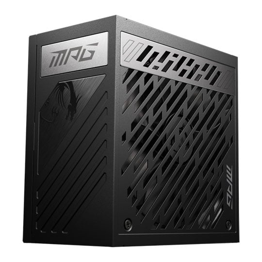 MSI 1000W MSI MPG A1000G PCIE 5, Fully Modular, 80PLUS Gold, PCIE 5.1 Single Rail, 83.5A, 135mm Fan, ATX 3.1 PSU