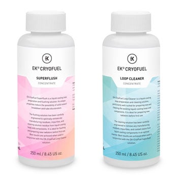 EK 250ml EK CryoFuel Loop Cleaner And Superflush, Liquid Cooling System And Radiator Cleaner, Loop Cleaner To Clean Gunk