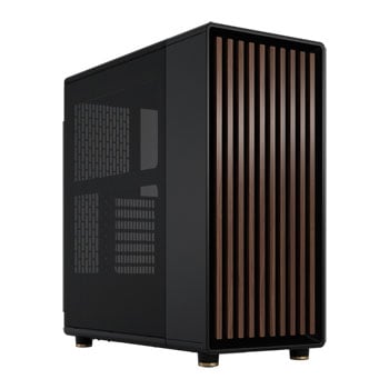 Fractal Design Fractal North Charcoal Mid Tower Chassis, Mesh Side Panel, 2x 140mm Fans, mITX/mATX/ATX