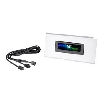 ThermalTake 3.9" LCD Panel Kit for Ceres Chassis, Compatible w/ Tower 250 / 300 / 600, Monitoring, Custom Images, Snow