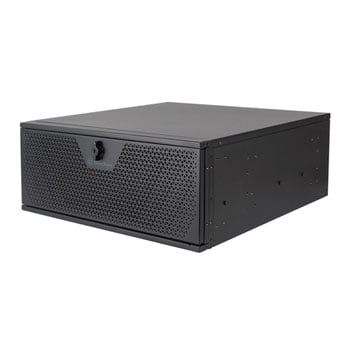SilverStone RM44 4U Rackmountable Chassis, Supports 360mm Radiator, Up to SSI-EEB, USB Type-C, 2x USB3.0, 2x 80mm Fans