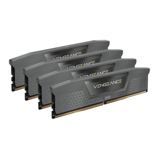 Corsair 64GB (4x16GB) CORSAIR DDR5 Vengeance Grey, PC5-44800 (5600), Non-ECC Unbuffered, CAS 36, Dual Profile EXPO/XMP, 1.25V