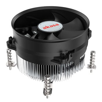 Akasa Extra Secure Intel, 95mm Fan, 600-3000RPM, 4-Pin PWM, Aluminium Fins/Heatsink, Intel LGA 1851/1700