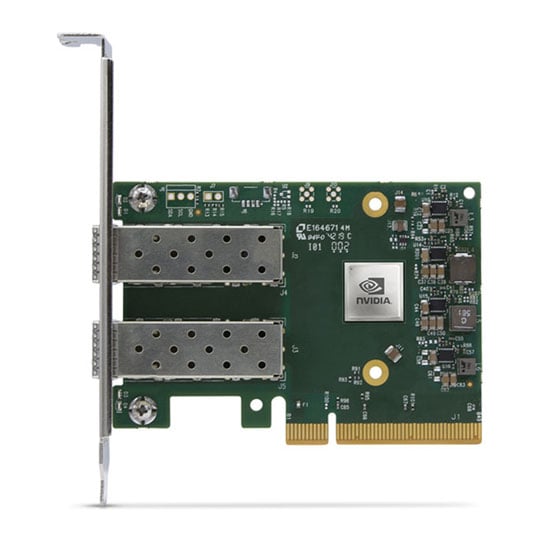 NVIDIA Networking ConnectX-6 Lx Card, 25GbE, Dual-port SFP28, PCIe 4.0 x8, Crypto Enabled, Secure Boot, Tall Bracket