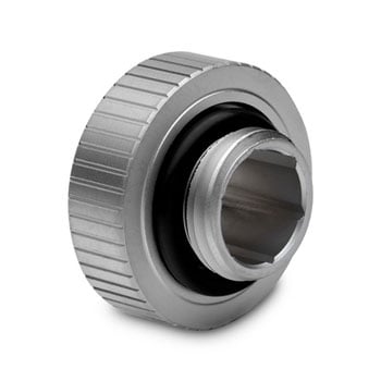 EK EK-Quantum Torque 7mm MMF G1/4", Satin Titanium, Water Cooling System Extender, Plated CNC Machined Brass