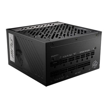 MSI 850W MSI MPG A850G, Fully Modular, 80PLUS Gold, PCIE 5 Single Rail, 70.8A, 135mm Fan, Quiet ATX 3.0 PSU