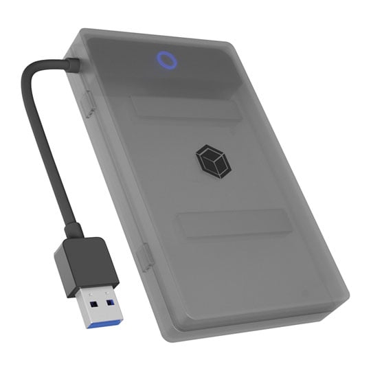 ICY BOX IB-AC603b-U3 Adapter Enclosure, 2.5" SATA HDD/SSD to USB 3.2 Gen 1 Type-A , 5Gbit/s, Bus Powered