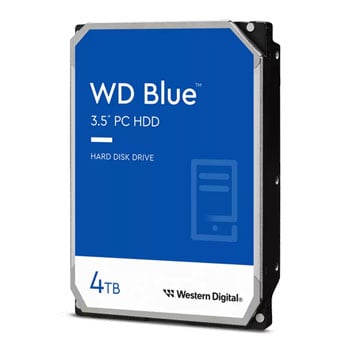 WD 4TB Western Digital Blue WD40EZAX, 3.5” HDD, SATA III 6Gb/s, 5400rpm, 256MB Cache, OEM
