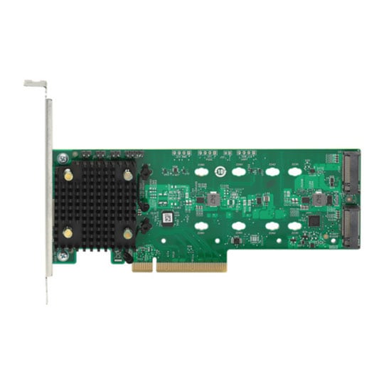 BROADCOM MegaRAID 9540-2M2 Dual slot upto 6Gb/s M.2 SATA or 16GT/s NVMe PCIe Gen4