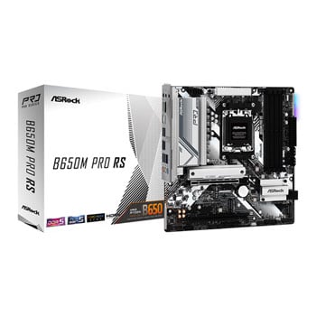 ASRock AMD B650M PRO RS, AMD B650, S AM5, DDR5, PCIe 4.0, 3x M.2, 2.5GbE, AMD EXPO™, mATX