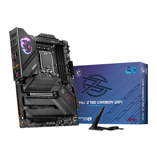 MSI Open Box MSI MPG Z790 CARBON WIFI, Intel Z790, S 1700, DDR5, SATA3, PCIe 5.0, 5x M.2, 2.5GbE, WiFi 6E, USB 3.2 Gen2, ATX